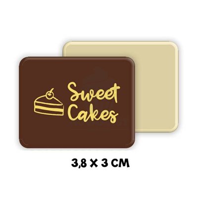 Plaquette Chocolat Rectangulaire Personnalisée Unique