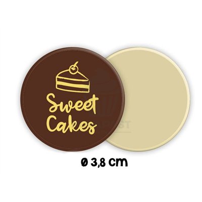 Plaquette Chocolat Ronde Personnalisée - Unique & Délicieuse