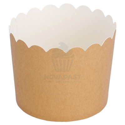 Forminhas Kraft para Muffins Ø 6x5,5 cm - Pacote com 100