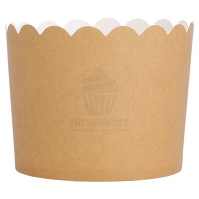 Caissettes à muffins kraft marron Ø 6x5,5 cm - Lot de 100