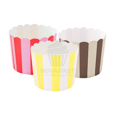 Conjunto 50 Moldes Cupcakes Coloridos 6x5 cm GDP