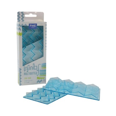 Create unique designs with PME Set 2 Zig Zag MultiCutter