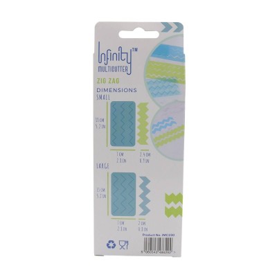 Create unique designs with PME Set 2 Zig Zag MultiCutter