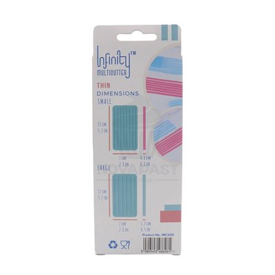 Découpoirs PME Infinity Rayas Petites - Set 2