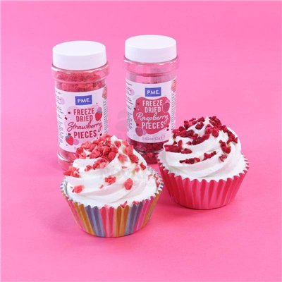 "Deliciosas Fresas Liofilizadas PME con Sabor a Bayas - 12 gr"