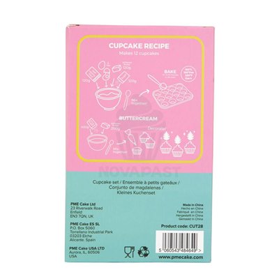 Capsules et toppers tropicaux PME - Set de 24 pièces