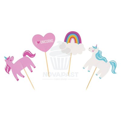 PME Set 24 Capsules + Unicorn Toppers: Sweet Magic