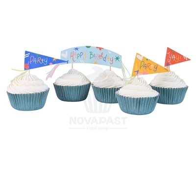 Celebre com estilo: Set de 24 Cápsulas + Toppers!