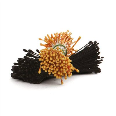 DECORA Set of 288 Yellow/Black Flower Stamens Ideal
