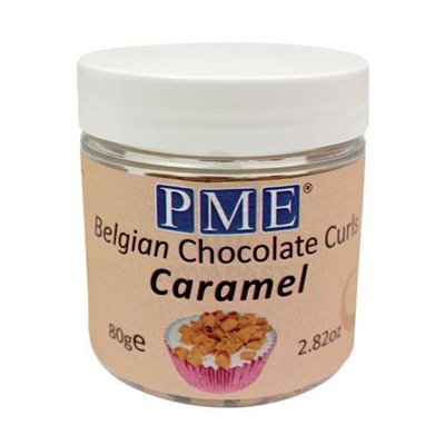 Virutas de chocolat caramel PME 85g : délice sucré