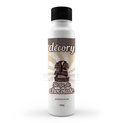 Délice chocolaté : Sirope/Topping Decory 1,2 kg