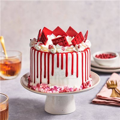 Choco Drip Vermelho FunCakes 180g: Decoração Perfeita!