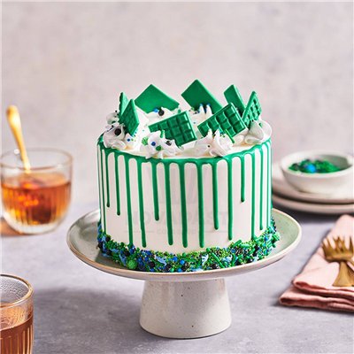 Choco Drip Verde FunCakes: Decoração Perfeita!