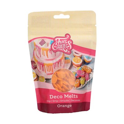 Délices FunCakes : DecoMelts Orange 250g