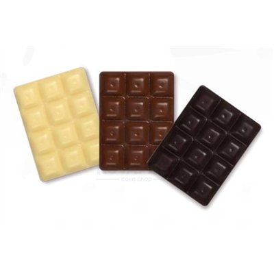 "Set de 180 Mini Tabletas de 3 Chocolates Puro - Delicia en 4x3 cm"