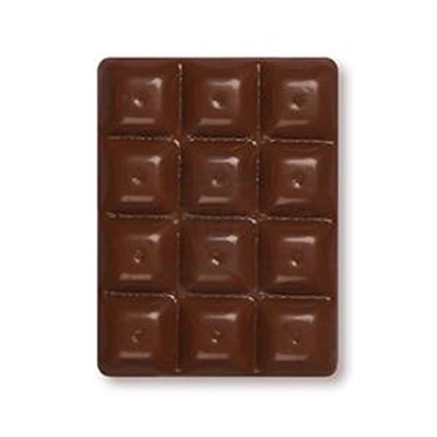 Délice de 180 mini tablettes chocolat pur 4x3 cm