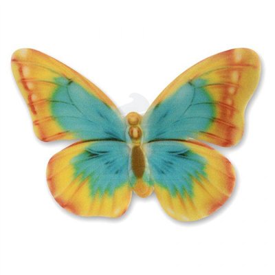 Mariposas de Açúcar Coloridas - Caixa com 16 Unidades