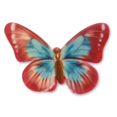 "Mariposas de Azúcar Multicolores: Caja de 16 Unidades - Decoración Pastelería"