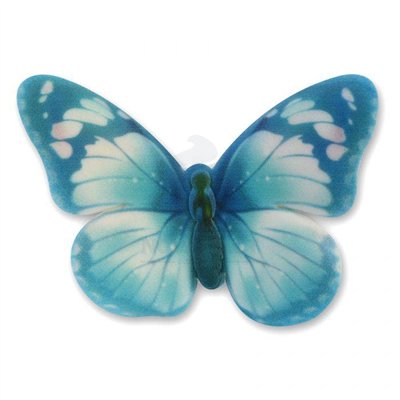 Mariposas de Açúcar Coloridas - Caixa com 16 Unidades