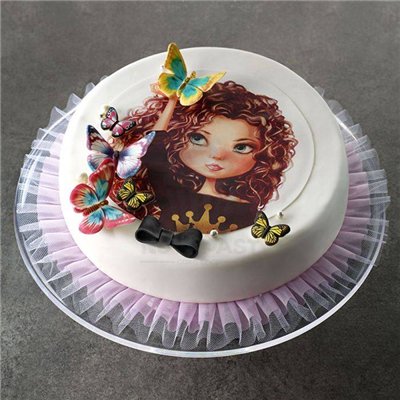 Mariposas de Açúcar Coloridas - Caixa com 16 Unidades