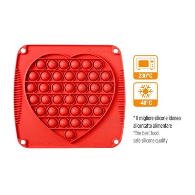 Decorpop Heart Silicone Mold 19x17 cm - Sweet Creativity