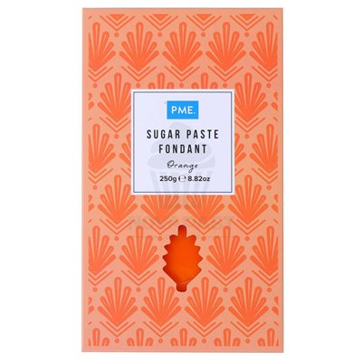 Fondant Orange PME 250g - Idéal pour vos créations sucrées