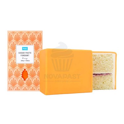 Fondant Orange PME 250g - Idéal pour vos créations sucrées