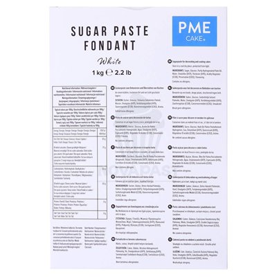 Fondant Branco PME 1kg: Perfeito para Suas Criações!