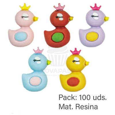 Roscos Patitos 2D 30mm - Caixa com 100 unidades