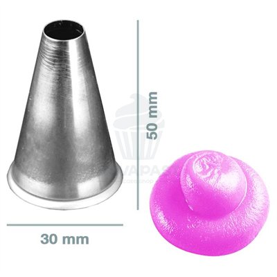 Boquilha Inox Lisa 12mm: Precisão na Decoração
