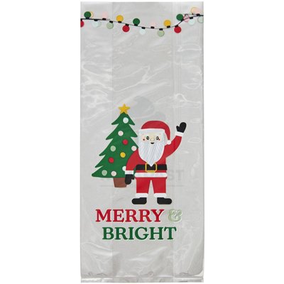 Bolsas de Celofane Natalinas Wilton - Merry & Bright