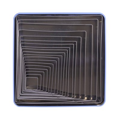 Cortadores Quadrados PME 19 Peças - Aço Inox Premium
