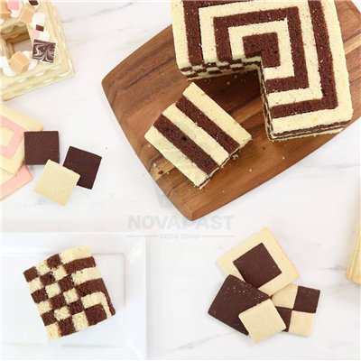 Cortadores Quadrados PME 19 Peças - Aço Inox Premium