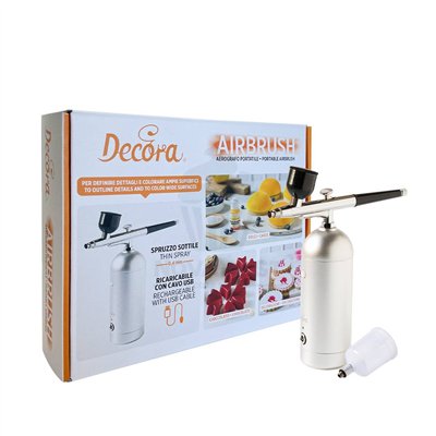 Portable and rechargeable 20 ml airbrush for decorating