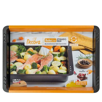 Molde Retangular Bake&Cook 28,5x23x7H - Perfeito!