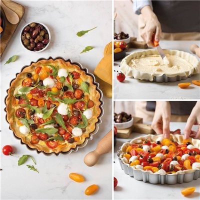Moule Design Line 20cm : Base Amovible pour Gâteaux