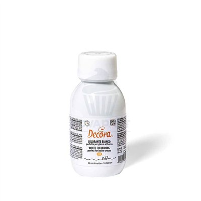 Colorante em Gel Branco 100g - Sem E171, Decora