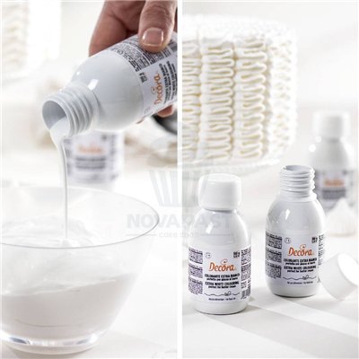 Colorante em Gel Branco 100g - Sem E171, Decora
