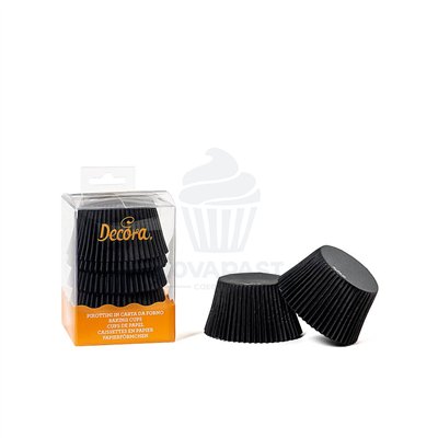 Capsulas de Papel Negras 55x45mm - Set de 60 Unidades