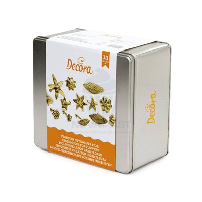 Set de 13 emporte-pièces en laiton pour fleurs