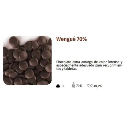 CHOCOLATE PURO NEGRO 70%...