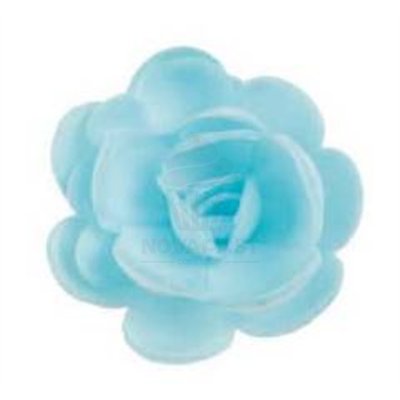 Flores de Oblea Azul 45mm - Set 30 para Decoração