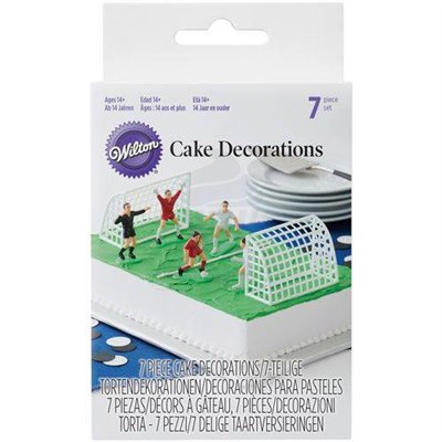Wilton Soccer Figures Set: Decorate your unique cakes.