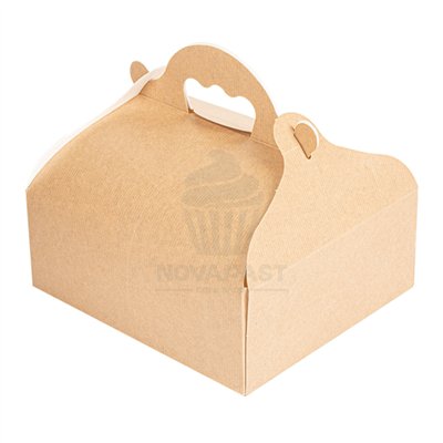 Caixa Kraft com Alça para Doces 10x18x7 cm