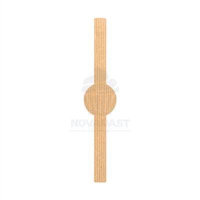 Anéis Autoadesivos Kraft 4x20cm - Pacote com 250 Peças