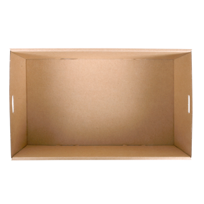 "Caja de Catering Kraft Sin Tapa GDP - Ideal para Pastelería 25,8x15x8cm"