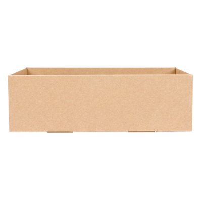 Kraft Catering Box 25.8x15x8cm - Open Top Design Kraft Catering Box 25.8x15x8cm - Open Top Design
